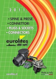 plugs & sockets ?spine & prese ?connectors ?connettori - Eurolites