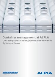 Container management at ALPLA - EURO-LOG