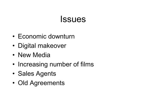 Distribution Agreements and Current Industry Trends for the ...