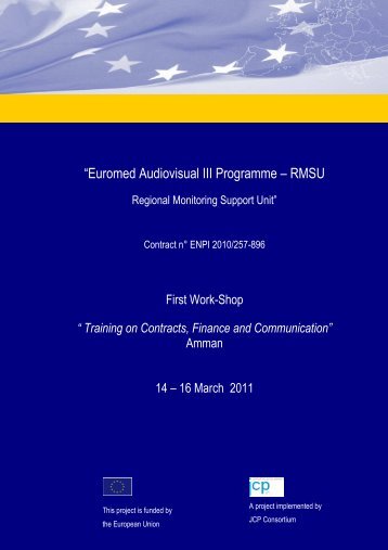 “Euromed Audiovisual III Programme – RMSU - Euromed Audiovisuel