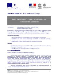 Document de référence - Euromed Heritage