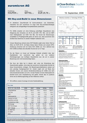 euromicron AG