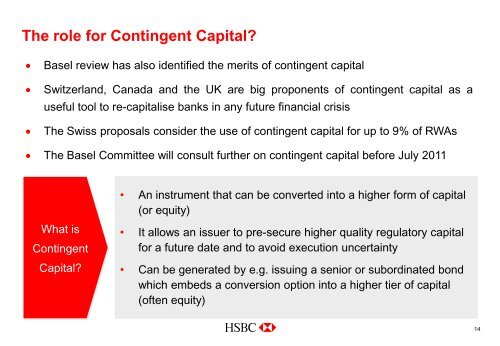 An Overview of Basel III - Euromoney Conferences