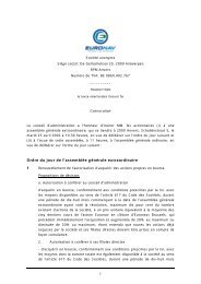 Ordre du jour de l'assemblée générale extraordinaire 1 - Euronav.com