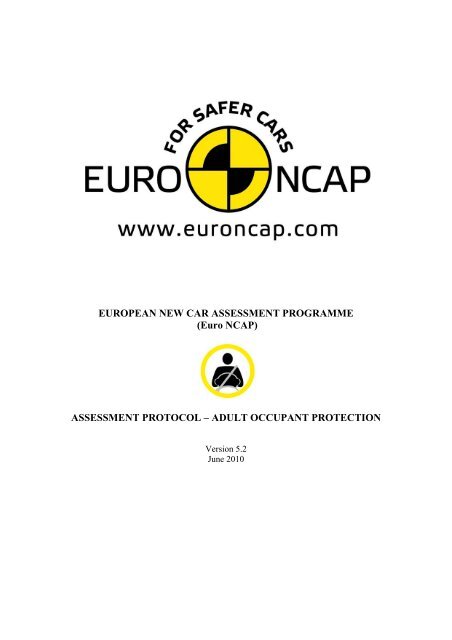 Euro NCAP  The European New Car Assessment Programme