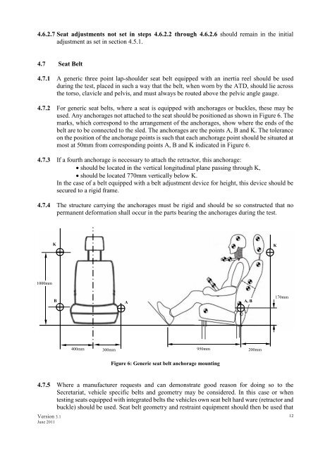 Whiplash Testing Protocol - Euro NCAP