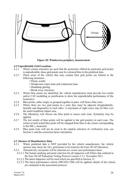 Pedestrian Test Protocol - Euro NCAP