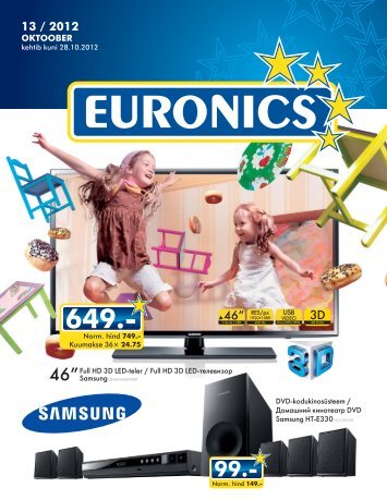 46” 200 Hz 3D - Euronics