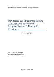 1. Der wirtschaftliche Aufholprozess in Rumänien