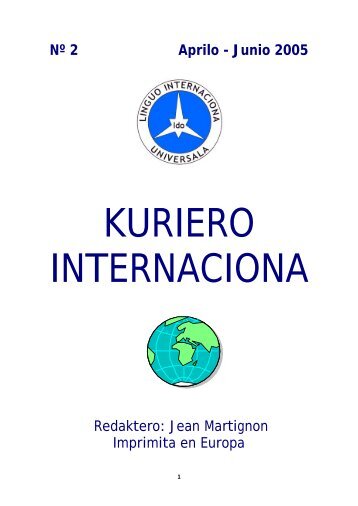 kuriero internaciona - Ido Europa