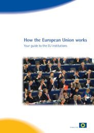 How the European Union works - Your guide to the EU institutions