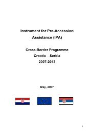 CBC IPA 2007-2013 Croatia - European Commission