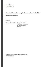 Baseline information on agricultural practices in the EU ... - Europabio