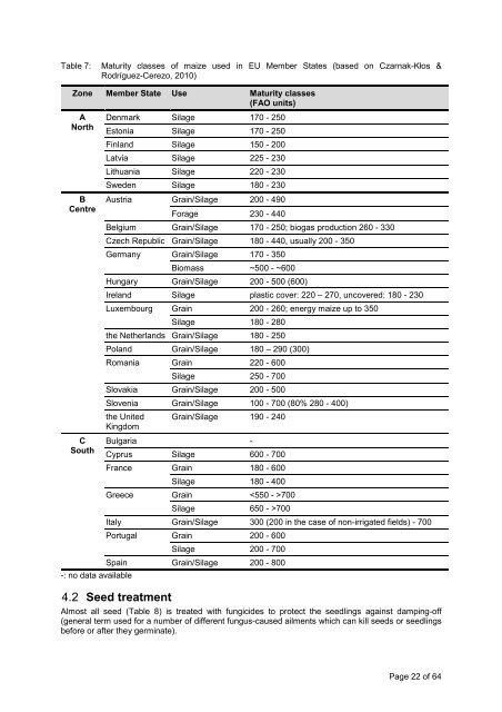 Baseline information on agricultural practices in the EU ... - Europabio