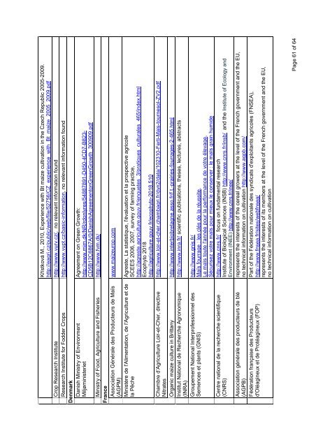 Baseline information on agricultural practices in the EU ... - Europabio