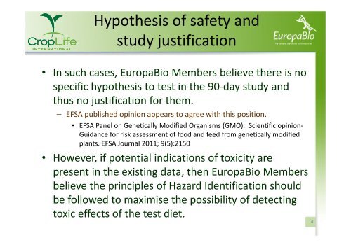 Repeated-dose 90-day Oral Toxicity Studies on Whole ... - Europabio