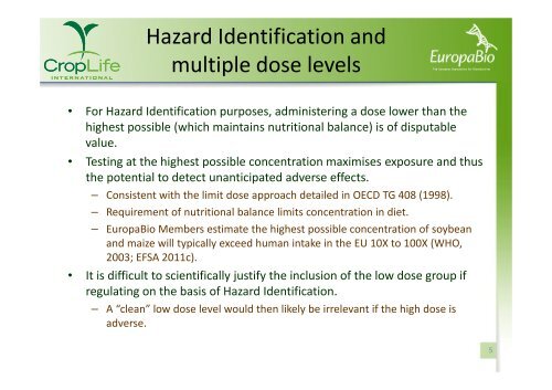 Repeated-dose 90-day Oral Toxicity Studies on Whole ... - Europabio