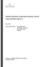 Baseline information on agricultural practices in the EU ... - Europabio