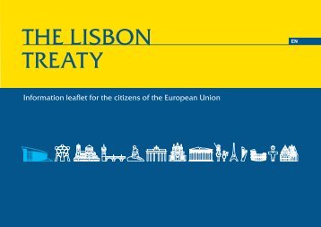 THE LISBON TREATY - Europaforum Luxembourg