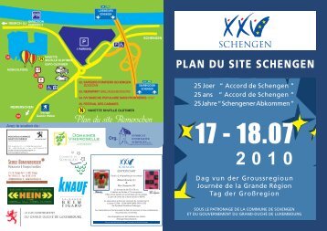 PLAN DU SITE SCHENGEN - Europaforum Luxembourg