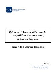 Retour sur 10 ans de débats sur la compétitivité au Luxembourg ...