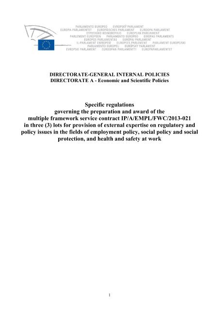 model letter of invitation to submit a tender - European Parliament