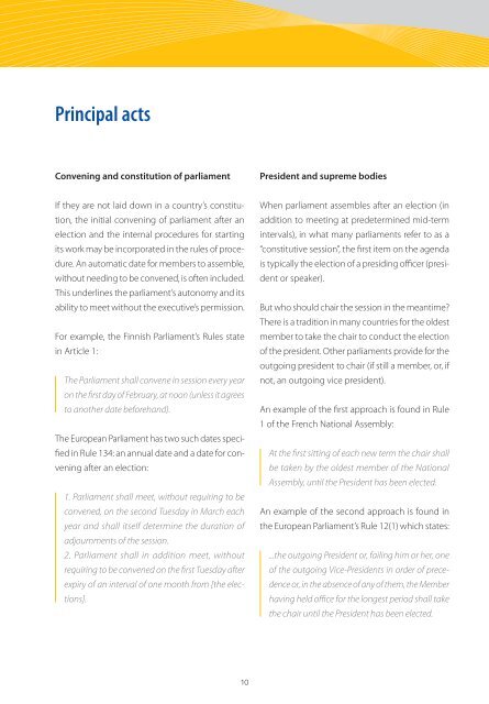 Parliamentary Rules of Procedure - European Parliament - Europa