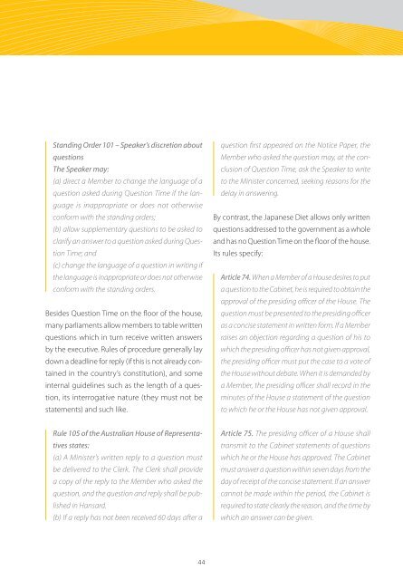 Parliamentary Rules of Procedure - European Parliament - Europa