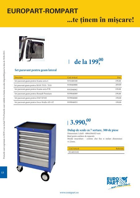 Articole Favorite - EUROPART - europart.de