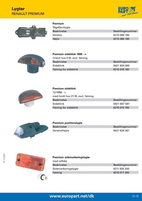 Lygter - EUROPART - europart.de