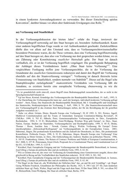 EU-Recht und nationales Verfassungsrecht - Europawissenschaften ...