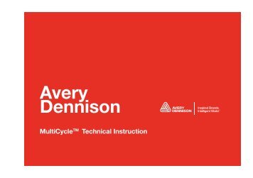 MultiCycle? Technical instruction - Avery Dennison