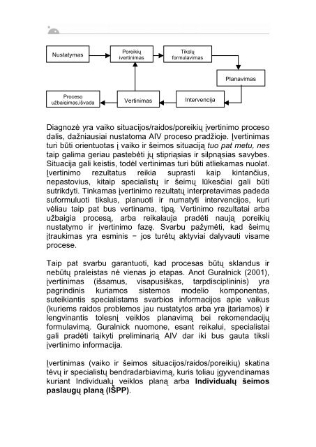 Ankstyvoji intervencija vaikyst?je Europos situacijos analiz? ...