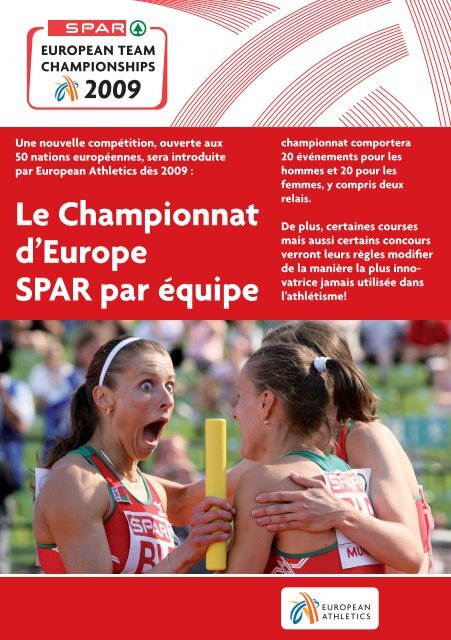 Le Championnat d'Europe SPAR par équipe - European Athletics