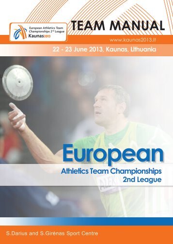 Team Manual - European Athletics