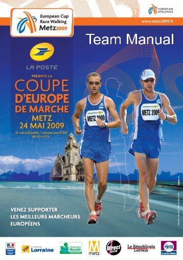 European Cup Race Walking Team Manual - European Athletics