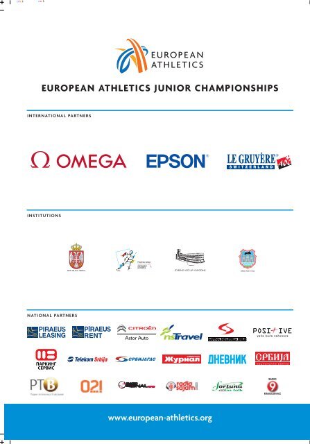 Media Guide - European Athletic Association