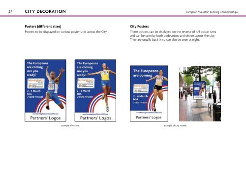 EUROPEAN ATHLETICS Brand Design Manual