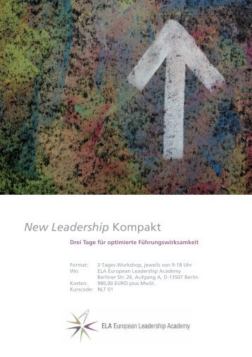 New Leadership Kompakt - European Leadership Academy