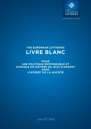 Livre bLanc - European Lotteries