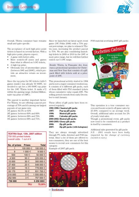 EUROPEAN STATE LOTTERIES AND TOTO ASSOCIATION