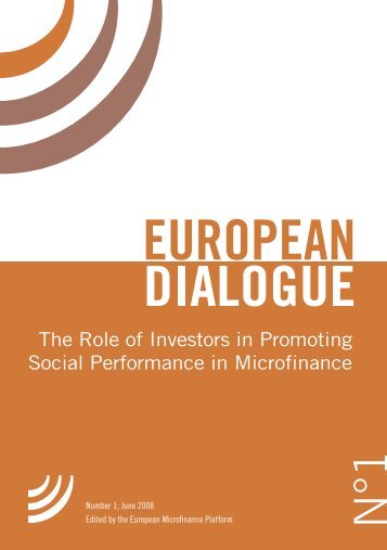 The Role of Investors in Promoting Social Performance in Microfinance