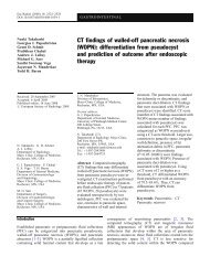 CT findings of walled-off pancreatic necrosis - European Radiology