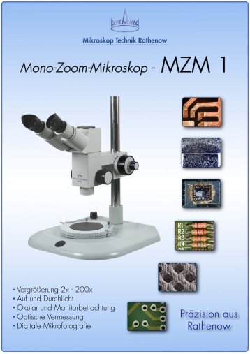 MZM 1 - Mikroskop Technik Rathenow Gmbh