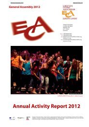 Activity Report 2012 - European Choral Association - Europa Cantat