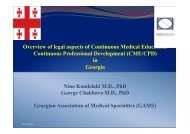 Overview of legal aspects of Continuous Medical Education ...