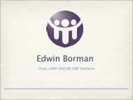 Edwin Borman - European CME Forum