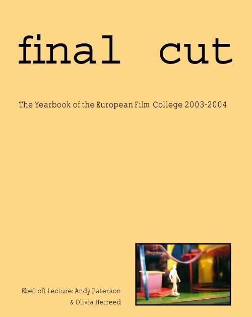yearbook 2004/05 - The European Film College