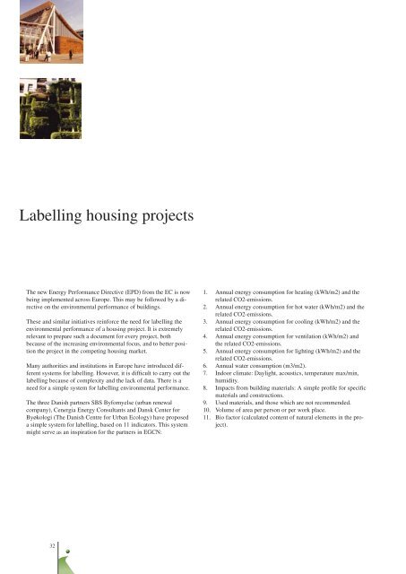 Manual and Guidelines for Sustainable Housing Projects