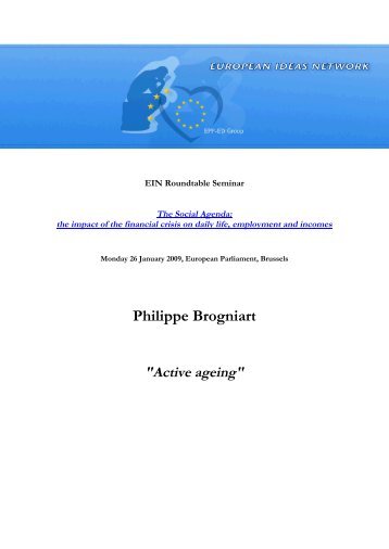 Philippe Brogniart - European Ideas Network